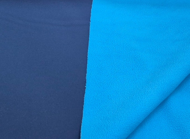 Softshell blau 2-farbig